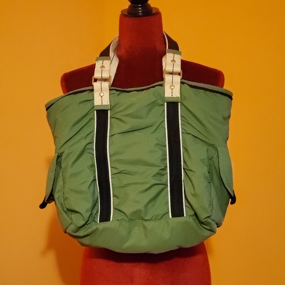 Old Navy Green and Blue Bag